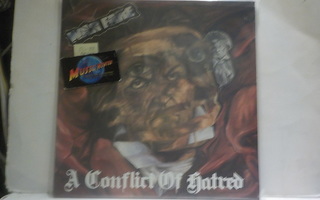 WAR FARE - A CONFLICT OF HATRED M-/M- EU 1988 LP