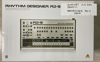 Behringer Rhythm Designer RD-9 **kuin uusi