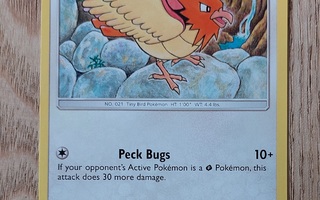 Pokemon kortti Spearow 97/149 tai Porygon 140/196