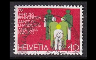 Sveitsi 1192 o Kansainvälinen vammaisten vuosi (1981)