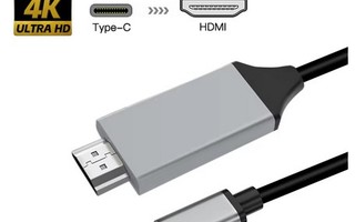 Type C To HDMI USB 3.1 1,8m kaapeli