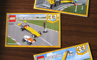 LEGO Creator 31060 Airshow Aces ohjekirjat