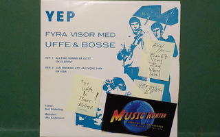 UFFE OCH BOSSE - FYRA VISOR MED UFFE & BOSSE EX+/M- 7"