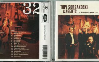 TOPI SORSAKOSKI & AGENTS . 2 CD-LEVYÄ . SURUJEN KITARA 32 GR