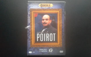 DVD: Poirot, Box 2. 2xDVD (Agatha Christie 1989/2003)  UUSI