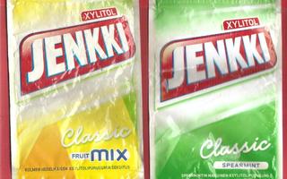 Xylitol JENKKI-palapurkka tuotepussit 2006-2012: 7 erilaista