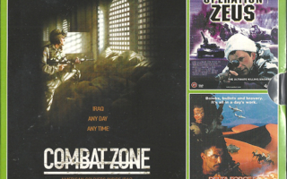 UUSI Combat Zone & Delta Force 4 & 5 (3 DVD)