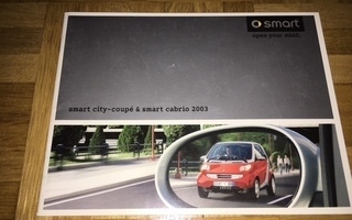 Esite Smart city-coupe ja Smart cabrio 2003. Mercedes