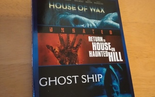 House of Wax+Return to House on Haunted Hill+Ghost Ship 3xBD