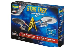 STAR TREK 50 ANN SET 2 MODELS	(21 772)	revell 2 koottaavaa