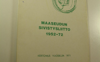 Paavo (toim.) Tuomari : Maaseudun sivistysliitto 1952-72 ...