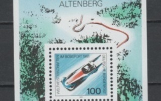 (S0079) WEST GERMANY (FEDERAL REPUBLIC) 1991 (World Bobsled)