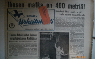 Suomen Urheilulehti Nro 32/1952 (25.2)