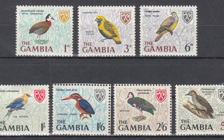 GAMBIA erä lintu aihetta 1966