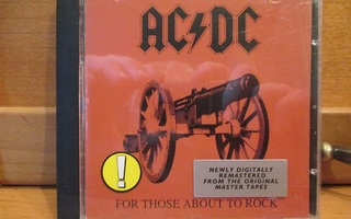 AC/DC:FOR THOSE ABOUT TO ROCK  CD