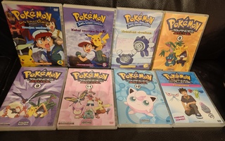 Pokémon 8DVD paketti Suomijulkaisuja