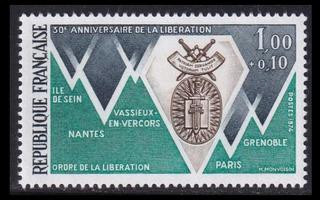 Ranska 1880 ** Ordre de la Libération (1974)