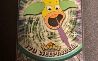 Pokemon topps keräilykortti #70 Weepinbell
