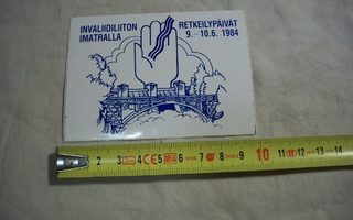 Tarra - Invalidiliiton Retkeilypäivät Imatralla 1984