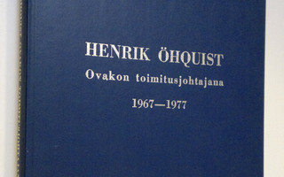 Henrik Öhquist : Henrik Öhquist Ovakon toimitusjohtajana ...