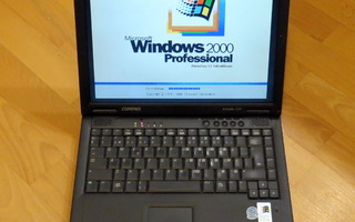 Compaq Armada 110, retroläppäri Windows 2000 ja Office 97