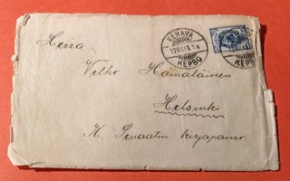 Postilähetys 1908 / Venäläinen leima