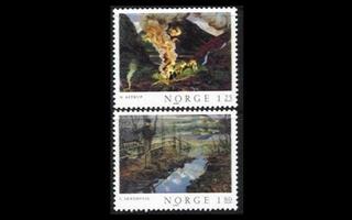 Norja 823-4 ** Maalaustaiteen klassikkoja (1980)
