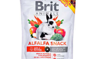 BRIT Animals Alfalfa Snack jyrsijöille - jyrsijäherkkuja -