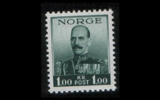 Norja 191 ** Haakon VII 1.00 kr (1937)