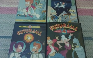 Futurama kaudet 1-4 (dvd)