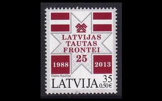 Latvia 874 ** Kansanrintama 25v (2013)