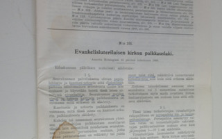Suomen asetuskokoelma 1966 n:o 105-114