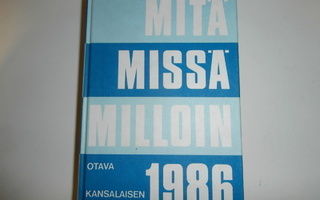 MITÄ MISSÄ MILLOIN 1986