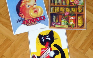 1950-l:n mainos-aikaa, Jenkki-purkka, OKA-tuotteet, Figarol