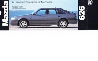 Mazda 323 ja 626 erikoisvanteet -esite 90-luvun alusta