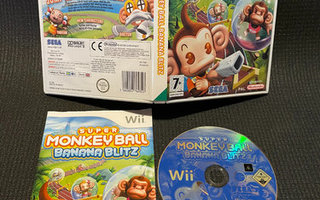 Super Monkey Ball Banana Blitz - Nordic Wii - CiB