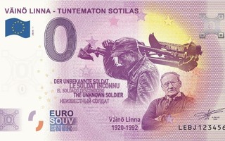 *0-EURO*2020*VÄINÖ LINNA*TUNTEMATON SOTILAS*AITO EUROSETELI*