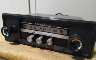 ASA -autoradio 60-luvulta.