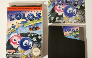 NES - Adventures of Lolo 3 CIB (SCN)
