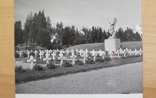 VANHA Valokuva Sankarihaudat Riihimäki 1940-l
