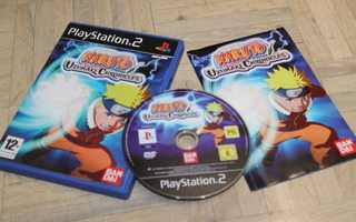 Playstation 2 PS2 peli Naruto Uzumaki Chronicles + ohje