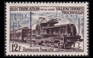 Ranska 1049 ** Rautatien sähköistys (1955)