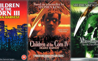 Maissilapset leffat 1-7 (1984-2001) Stephen King. 7xDVD