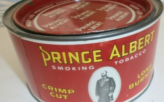 Peltirasia, tupakka, pyöreä, Prince Albert Crimp Cut