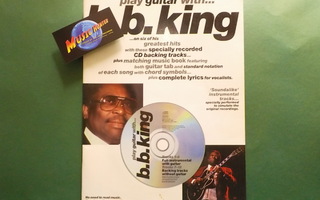 B.B. KING - PLAY GUITAR WITH.. NUOTTIKIRJA