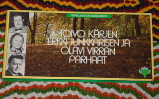 C-kasetti BOX OLAVI VIRTA,TOPI KÄRKI,E. JUNKKARINEN  1993 EX
