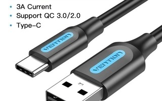 USB Type-C Kaapeli, 0,5m