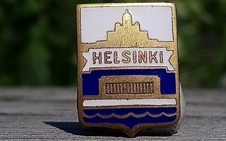 Helsinki Emalinen merkki. Halkaisija - 22 mm.