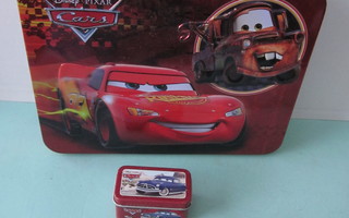 Disney Cars peltilaukku / salkku + pieni rasia