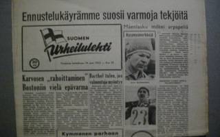 Suomen Urheilulehti Nro 15/1953 (16.11)